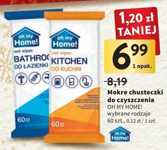Intermarche Chusteczki czyszczące do kuchni oh my home! oferta