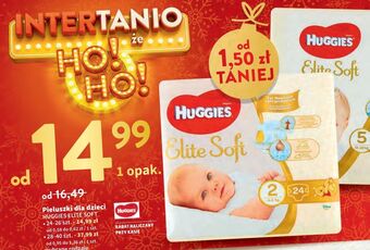 Intermarche Pieluchy 2 huggies elite soft oferta