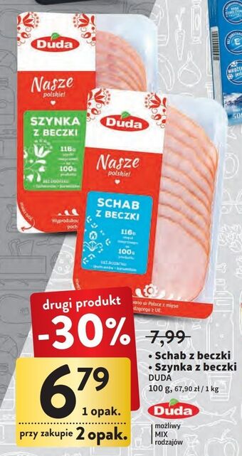 Intermarche Szynka z beczki silesia duda oferta