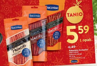 Intermarche Kabanosy wieprzowe tarczyński exclusive oferta