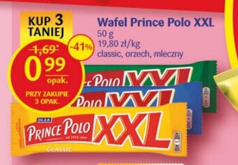 Delikatesy Centrum Wafel Prince Polo XXL 50g oferta