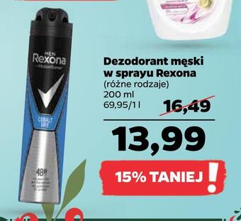 Netto Dezodorant męski w sprayu rexona oferta