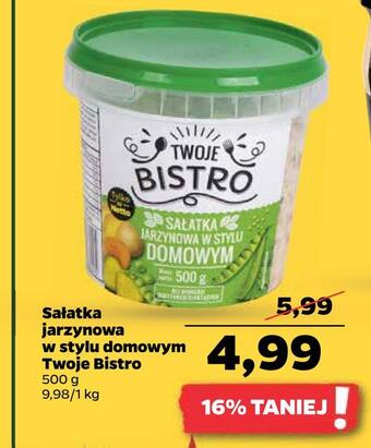 Netto Sałatka jarzynowa w stylu domowym twoje bistro oferta