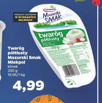Netto Twaróg półtłusty mazurski smak mlekpol oferta
