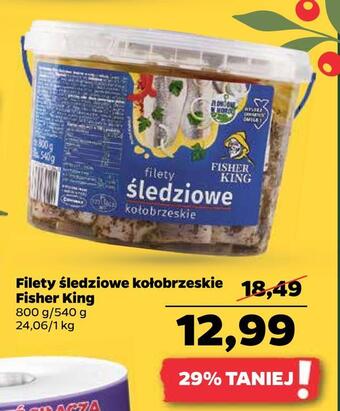 Netto Filety śledziowe kołobrzeskie fisher king oferta