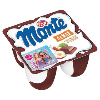 Społem Zott monte max deser mleczny z czekoladą i orzechami 400 g (4 x 100 g) oferta