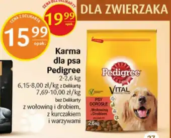 Delikatesy Centrum Karma dla psa Pedigree 2-2,6kg oferta