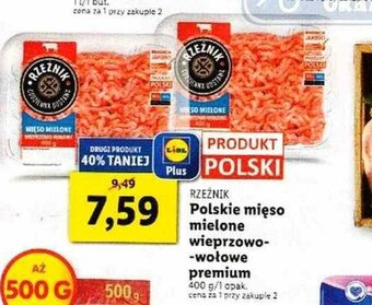 Lidl Polskie mięso mielone wieprzowo-wołowe premium 400g oferta