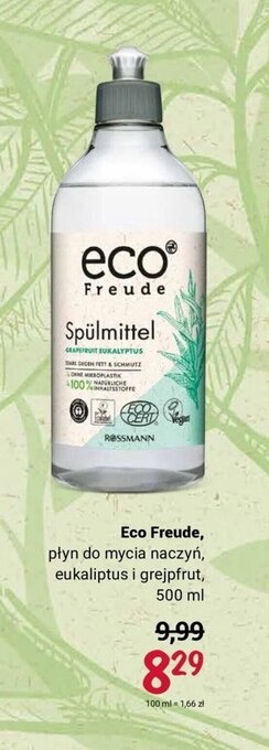Rossmann Eco Freude płyn do mycia naczyń 500ml oferta