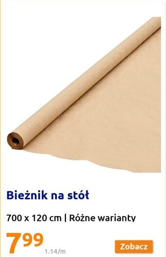 Action Bieżnik na stół 700 x 120 cm Różne warianty oferta