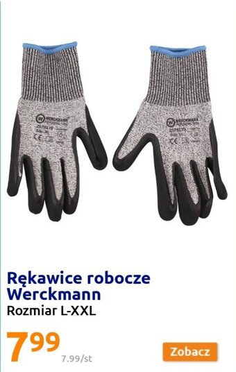 Action Werckmann Rękawice robocze Rozmiar L-XXL oferta
