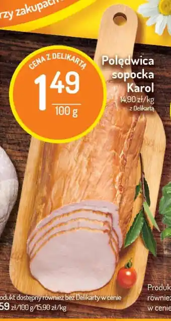 Delikatesy Centrum Polędwica sopocka Karol 100g oferta