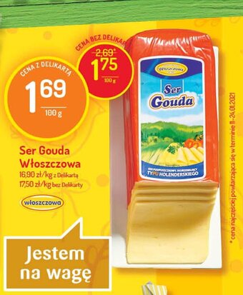 Delikatesy Centrum Ser Gouda Włoszczowa 100g oferta