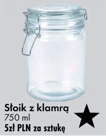 Tedi Słoik z klamrą 750ml szt. oferta