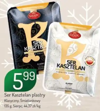 Avita Sierpc Ser Kasztelan plastry Klasyczny, Śmietankowy 135g oferta