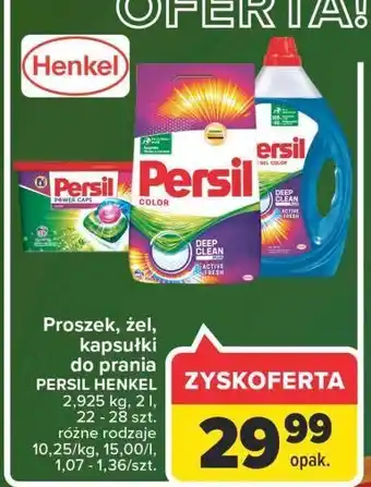 Carrefour Żel do prania deep cleen persil color gel oferta