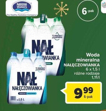 Carrefour Woda gazowana nałęczowianka oferta