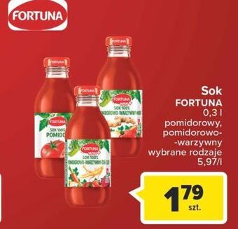 Carrefour Sok 100% pomidor fortuna oferta