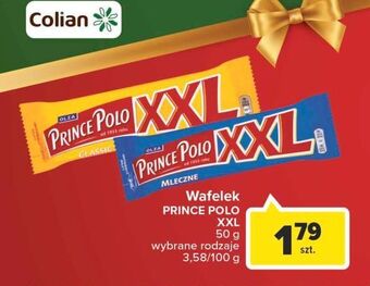 Carrefour Wafelek mleczny prince polo xxl oferta