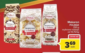 Carrefour Makaron tradycyjny z ludwina 4 jajeczny kluski polmak oferta