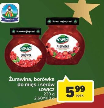 Carrefour Żurawina do mięs i serów łowicz oferta