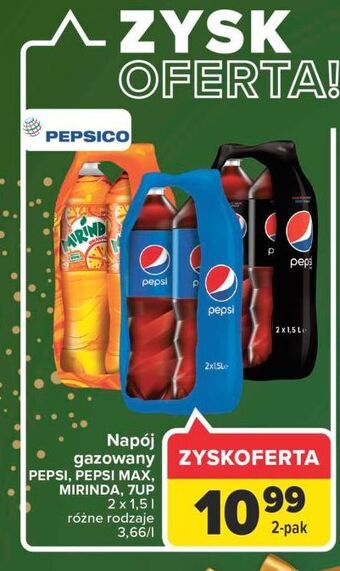 Carrefour Napój orange mirinda oferta