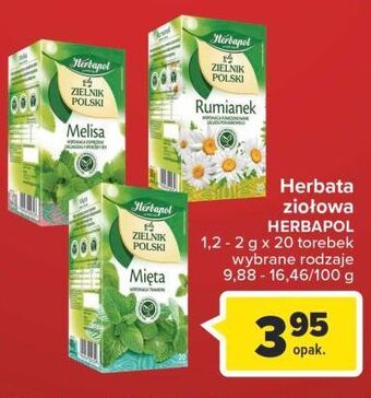 Carrefour Herbatka melisa herbapol zielnik polski oferta