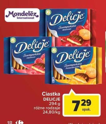 Ciastka z galaretką malinową delicje szampańskie