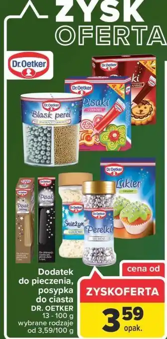 Carrefour Pisaki cukrowe dr. oetker oferta