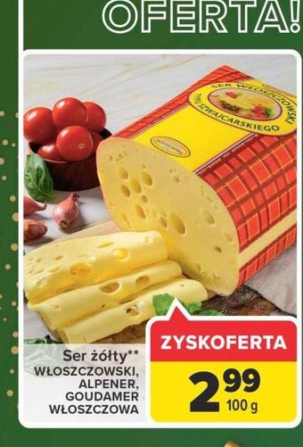 Carrefour Ser alpener włoszczowa oferta