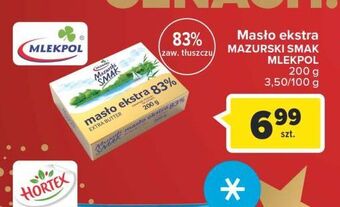 Carrefour Masło ekstra mazurski smak oferta