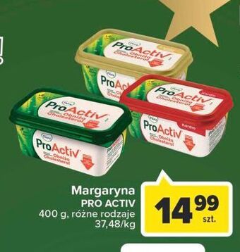 Carrefour Margaryna mocne kośći flora pro-activ oferta