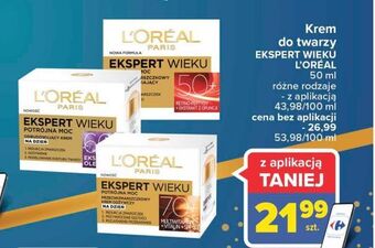 Carrefour Krem na dzień l'oreal ekspert wieku 60+ oferta