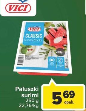 Carrefour Paluszki surimi vici oferta