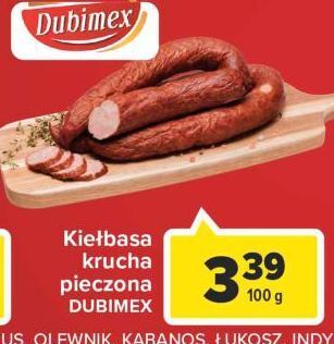 Carrefour Kiełbasa krucha pieczona dubimex oferta