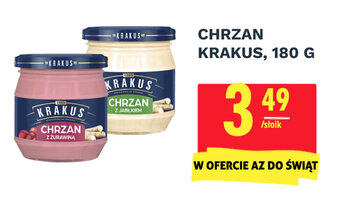 Biedronka Krakus Chrzan 180g oferta