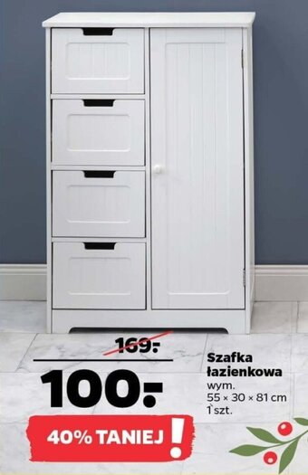 Netto Szafka łazienkowa wym. 55x30x81cm oferta