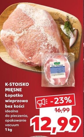 Kaufland Łopatka wieprzowa k-stoisko mięsne oferta