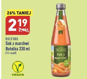 ALDI Sok z marchwi rio d'oro oferta