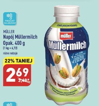 ALDI Napój mleczny kokosowo-pistacjowy mullermilch oferta