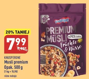 ALDI Musli owoce i orzechy knusperone oferta