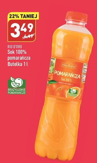 ALDI Sok pomarańczowy rio d'oro oferta