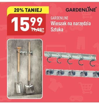 ALDI Wieszak na narzędzia z haczykami garden line oferta