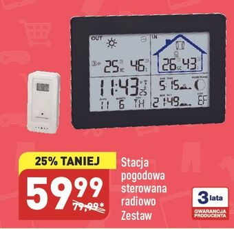 ALDI Stacja pogodowa sterowana radiowo oferta