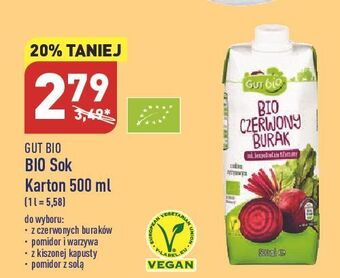 ALDI Sok z kiszonej kapusty gut bio oferta