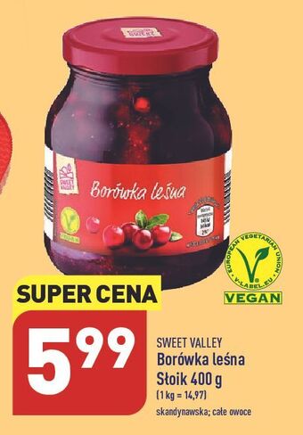 ALDI Borówka leśna sweet valley oferta