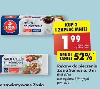 Biedronka Rękaw do pieczenia 3 m zosia samosia oferta