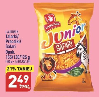 ALDI Krakersy lajkonik junior safari oferta