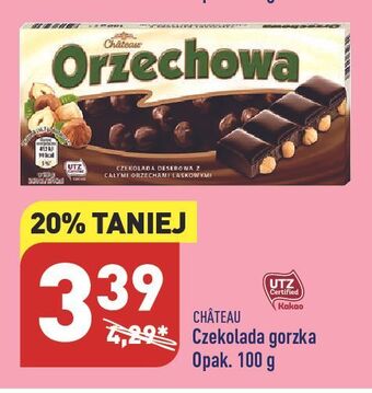 ALDI Czekolada deserowa z całymi orzechami chateau oferta