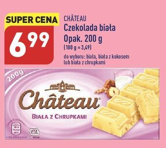 ALDI Czekolada biała z chrupkami chateau oferta